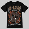 Jordan 1 Low OG “Mocha” DopeSkill T-Shirt Crying Heart Graphic Streetwear - Black