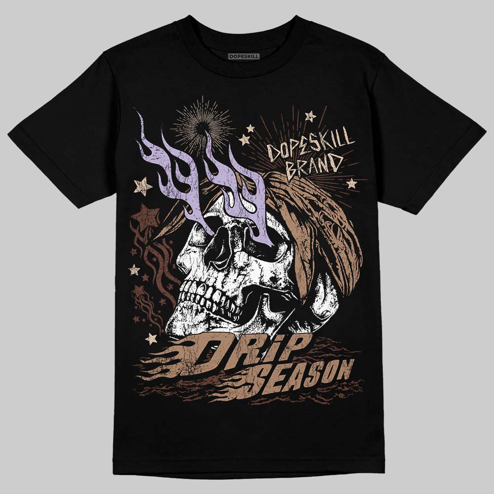 Harris Tweed x Wmns Dunk Low 'Sesame' DopeSkill T-Shirt Drip Season Graphic Streetwear - Black