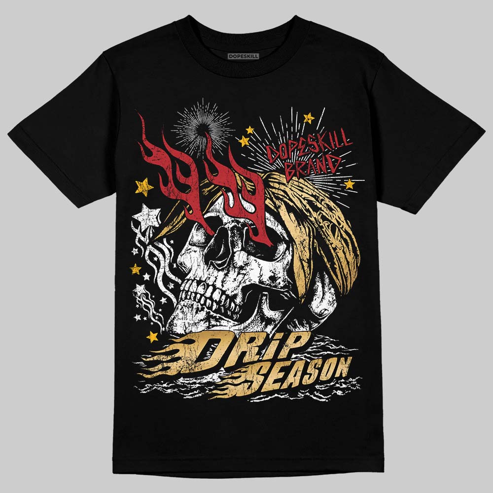 Jordan 12 Retro 'Taxi' 2025 DopeSkill T-Shirt Drip Season Graphic Streetwear - black