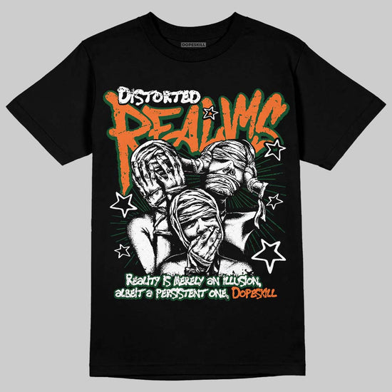 SoleFly x Air Jordan 3 “Fruits Of Our Labor” DopeSkill T-Shirt Distorted Realms Graphic Streetwear - Black