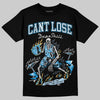 Jordan 4 Denim “Worn Blue” DopeSkill T-Shirt Cant Lose Graphic Streetwear - Black