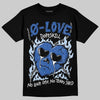 Awake NY x Jordan 5 Retro 'Black Racer Blue' DopeSkill T-Shirt Crying Heart Graphic Streetwear - Black