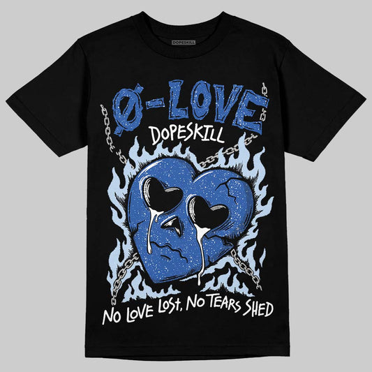 Awake NY x Jordan 5 Retro 'Black Racer Blue' DopeSkill T-Shirt Crying Heart Graphic Streetwear - Black