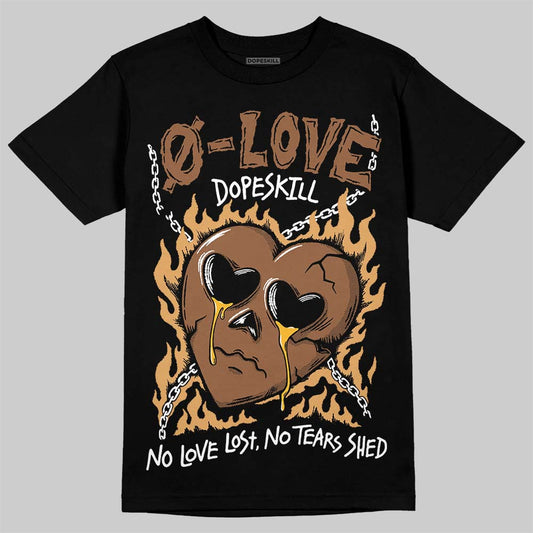 Jordan 1 High OG Black Metallic Gold DopeSkill T-Shirt Crying Heart Graphic Streetwear - Black