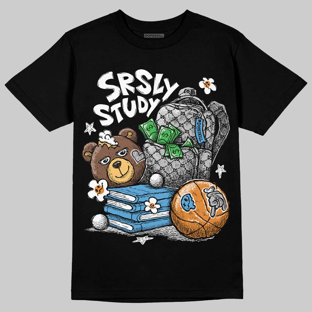 Jordan 10 OG “Steel” DopeSkill T-Shirt SRSLY Study Graphic Streetwear - Black