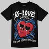 Jordan 1 Low OG “Storm Blue” DopeSkill T-Shirt Crying Heart Graphic Streetwear - Black