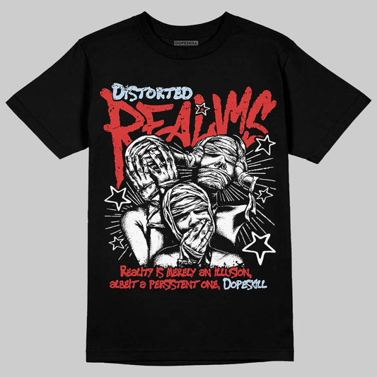 Jordan 6 “Reverse Infrared” DopeSkill T-Shirt Distorted Realms Graphic Streetwear - Black