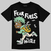 Asics Gel-Kayano 12.1 White/Menthol DopeSkill T-Shirt Fear Fuels The Hustle Graphic Streetwear - Black
