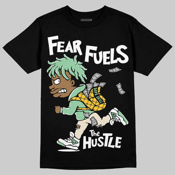 Asics Gel-Kayano 12.1 White/Menthol DopeSkill T-Shirt Fear Fuels The Hustle Graphic Streetwear - Black