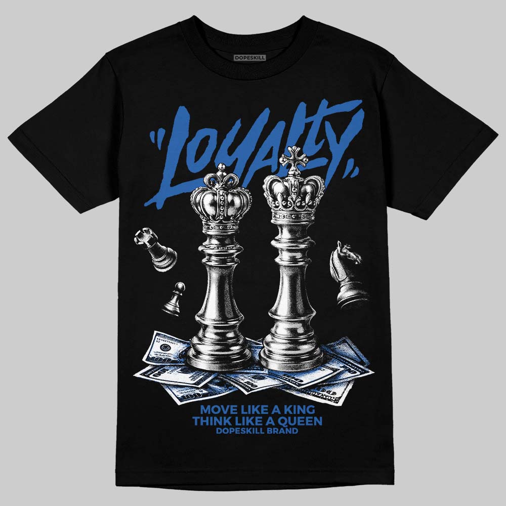 Jordan 3 "True Blue" DopeSkill T-Shirt Loyalty Graphic Streetwear - Black