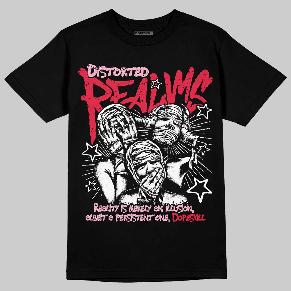 Dunk Low Valentine's Day (2026) DopeSkill T-Shirt Distorted Realms Graphic Streetwear - black