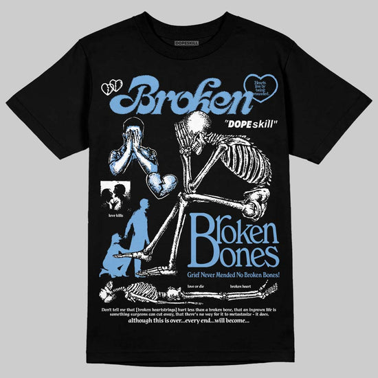 Jordan 12 Retro 'Melo' DopeSkill T-Shirt Broken Bones Graphic Streetwear - Black