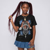 Black University Blue 5s DopeSkill T-Shirt Key of Life Graphic