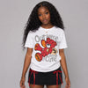 Sunset 5s DopeSkill T-Shirt Out Here Being Cute Graphic