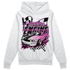 Jordan 4 GS “Hyper Violet” DopeSkill Hoodie Sweatshirt ENGINE Tshirt Graphic Streetwear - White