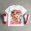Cherry 11s DopeSkill T-Shirt Real Ones Angel Graphic
