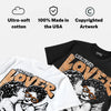 'Orange Citrus' 3s DopeSkill Oversize Print T-Shirt Real Ones Choose Loyalty Graphic