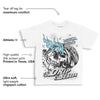 Blue Chill 4s DopeSkill Toddler Kids T-shirt Drip Season Graphic
