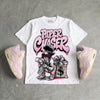 Iced Carmine 4s DopeSkill T-Shirt Paper Chaser Boy Graphic