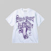 PURPLE Sneakers DopeSkill Premium T-Shirt Stack Paper Graphic Streetwear - White