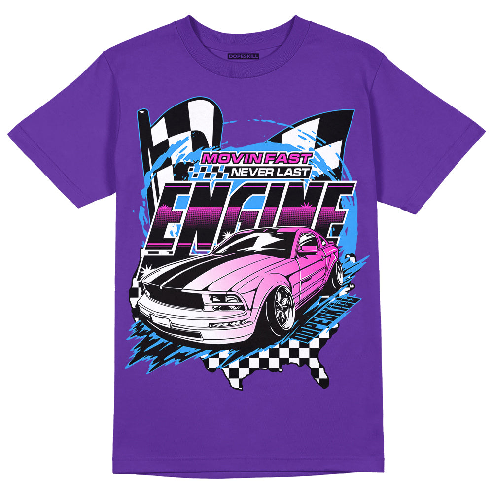 Dunk Low Championship Court Purple DopeSkill Purple T-shirt ENGINE Tshirt Graphic Streetwear