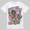 Jordan 4 WMNS “Orchid” DopeSkill T-Shirt Don't Kill My Vibe Graphic Streetwear - White