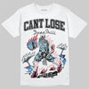 Jordan 3 Retro OG Rare Air DopeSkill T-Shirt Cant Lose Graphic Streetwear - White 