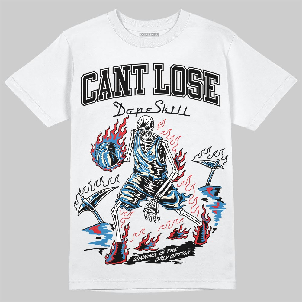 Jordan 3 Retro OG Rare Air DopeSkill T-Shirt Cant Lose Graphic Streetwear - White 
