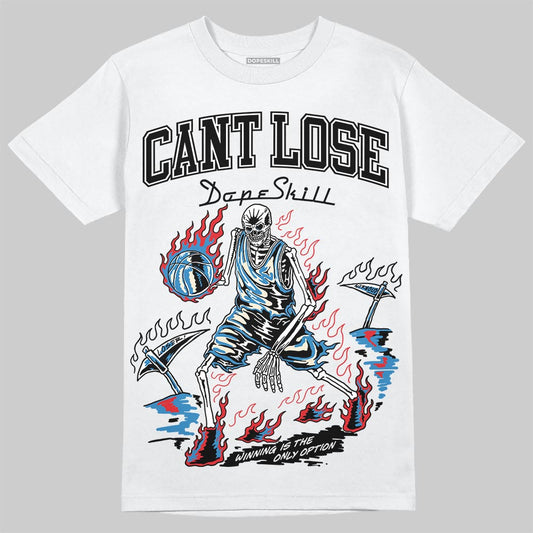 Jordan 3 Retro OG Rare Air DopeSkill T-Shirt Cant Lose Graphic Streetwear - White 