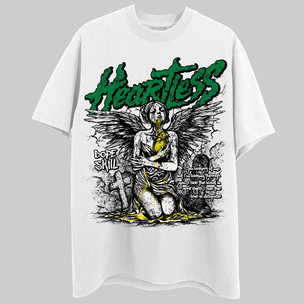 Dunk Low Reverse Brazil DopeSkill T-Shirt Heartless Graphic Streetwear  - White