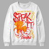 Red Sneakers DopeSkill Sweatshirt Speak It Graphic Streetwear - White