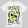 Jordan 4 GS “Light Lemon Twist” DopeSkill T-Shirt Crying Heart Graphic Streetwear - White