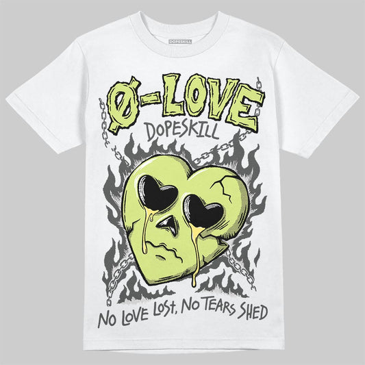 Jordan 4 GS “Light Lemon Twist” DopeSkill T-Shirt Crying Heart Graphic Streetwear - White