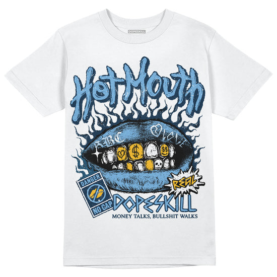 Jordan 1 High OG “First in Flight” DopeSkill T-Shirt Hot Mouth Graphic Streetwear - White