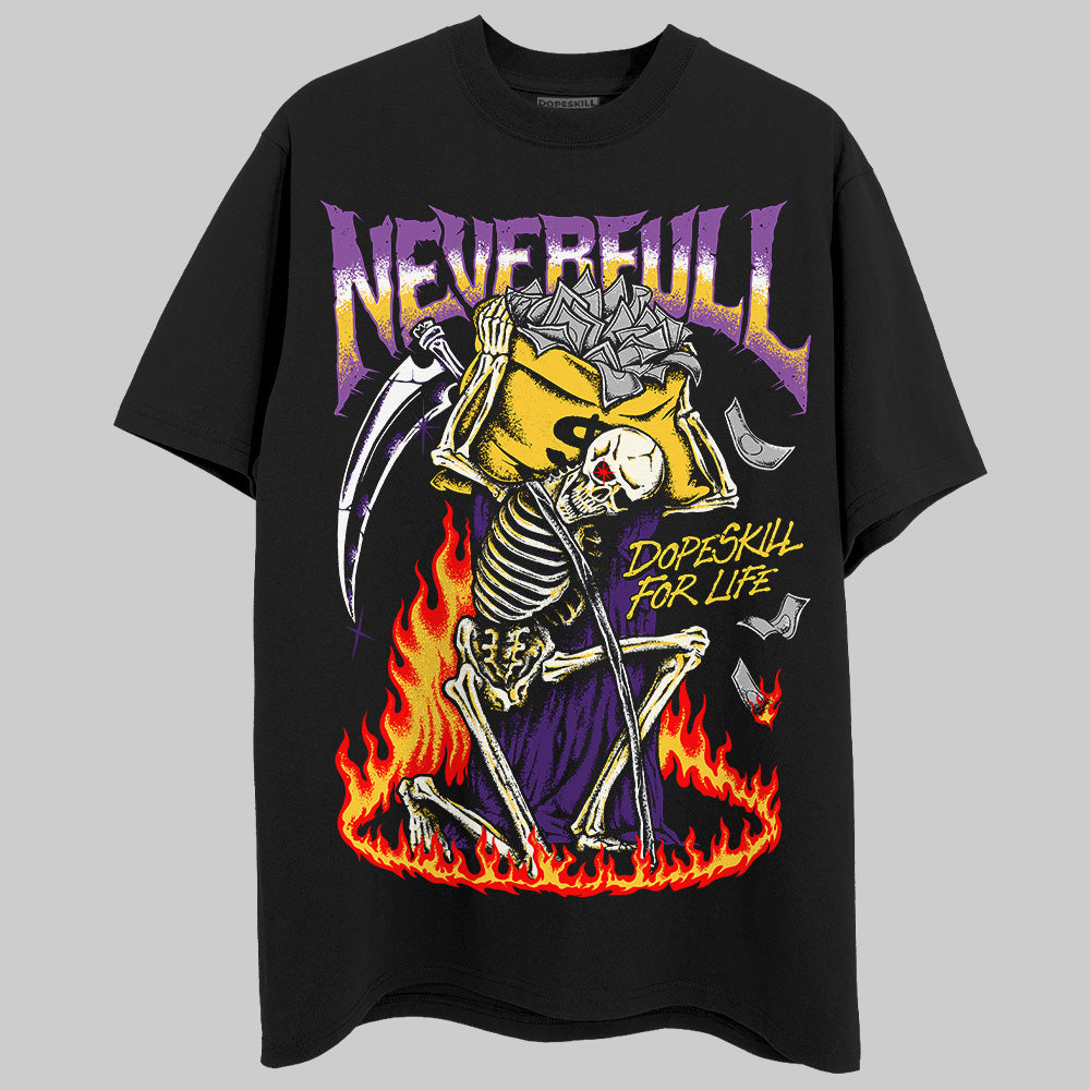 Jordan 12 “Field Purple” DopeSkill T-Shirt NeverFull Graphic Streetwear - Black