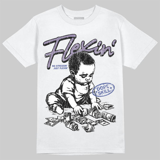 Jordan 1 Retro Low OG Zion Williamson Voodoo Alternate DopeSkill T-Shirt Flexin' Graphic Streetwear - White