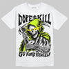 Max 95 Big Bubble Neon Yellow DopeSkill T-Shirt Go Fund Your Self Graphic Streetwear - White