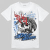 Jordan 3 "True Blue" DopeSkill T-Shirt Drip Season Graphic Streetwear - White