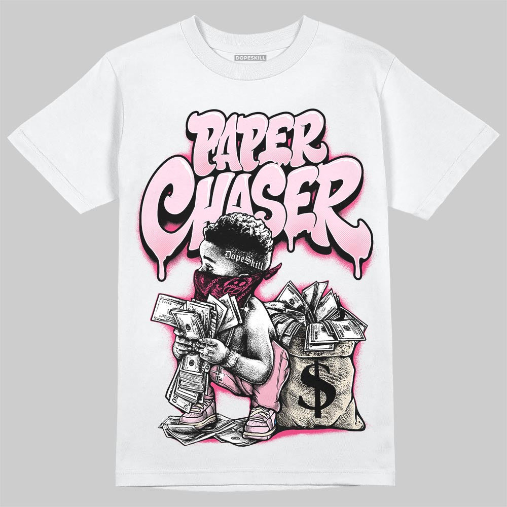 Jordan 4 "Iced Carmine" DopeSkill T-Shirt Paper Chaser Boy Graphic Streetwear - White