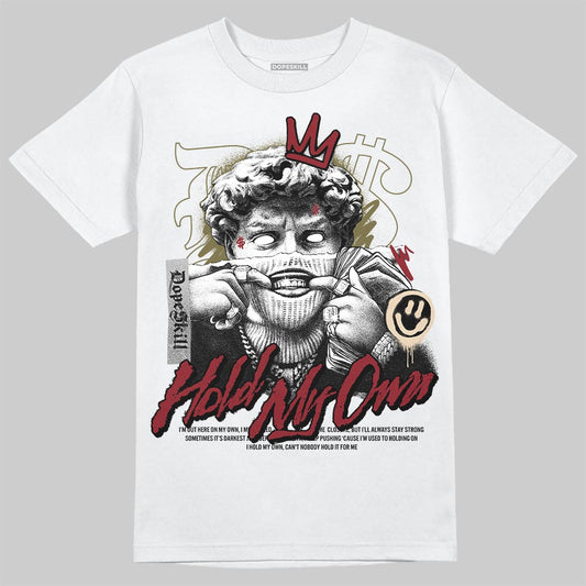 SB Dunk Low “Dark Team Red/Olive Flak” DopeSkill T-Shirt In My Way Graphic Streetwear - White
