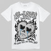 Jordan 10 OG “Steel” DopeSkill T-Shirt Crying Heart Graphic Streetwear - White