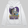 Jordan 12 "Field Purple" DopeSkill Hoodie Sweatshirt Stay Hot Graphic Streetwear - White