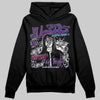 PURPLE Sneakers DopeSkill Hoodie Sweatshirt No Money No Lust Graphic Streetwear - Black