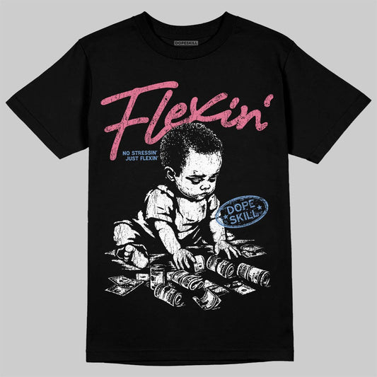 Jordan 1 High OG "Self-Expression" DopeSkill T-Shirt Flexin' Graphic Streetwear - Black