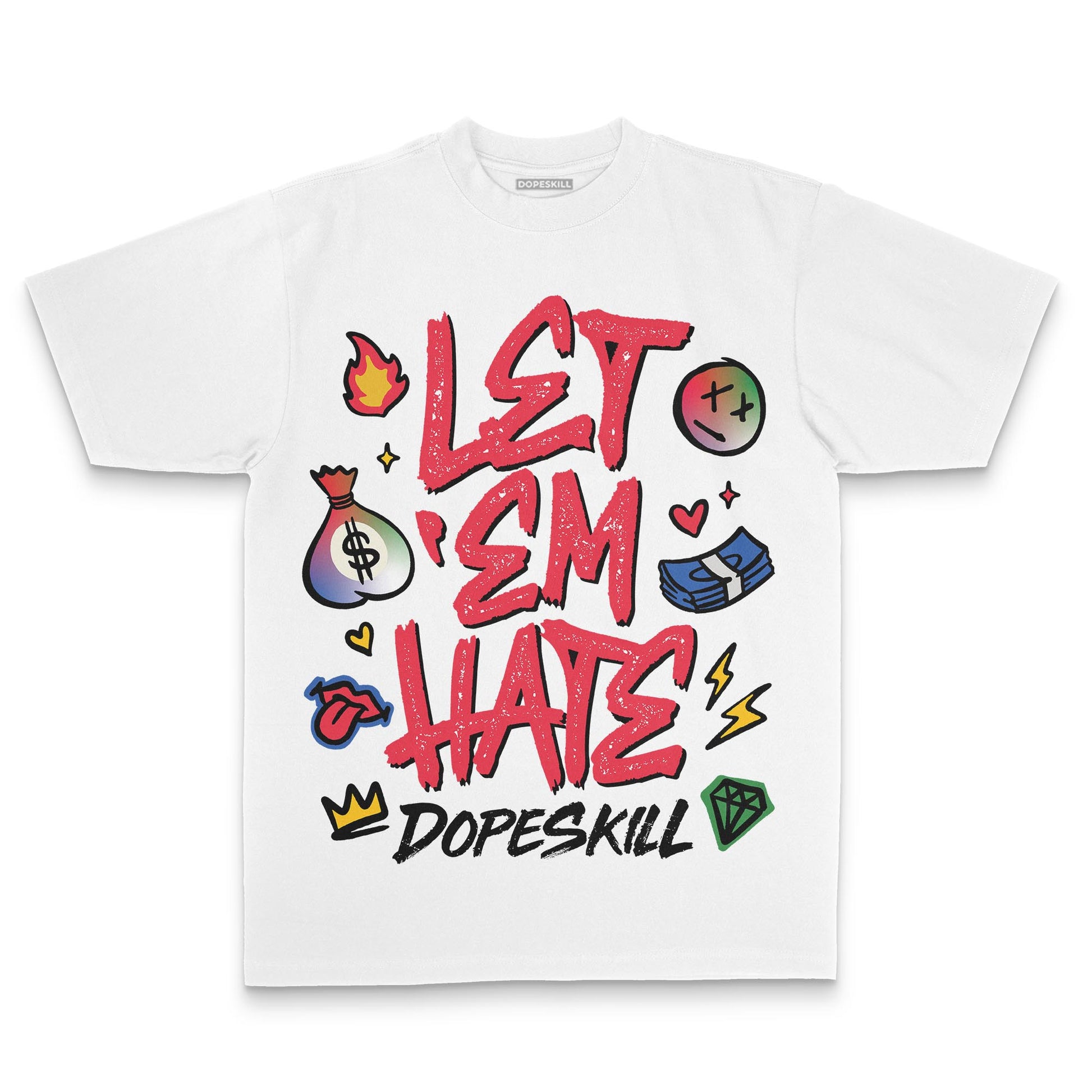 Jordan 11 City Pack “285” Atlanta DopeSkill Premium T-Shirt Let 'em Hate Graphic Streetwear - White