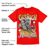 Red Collection DopeSkill Red T-shirt Get Rich Graphic