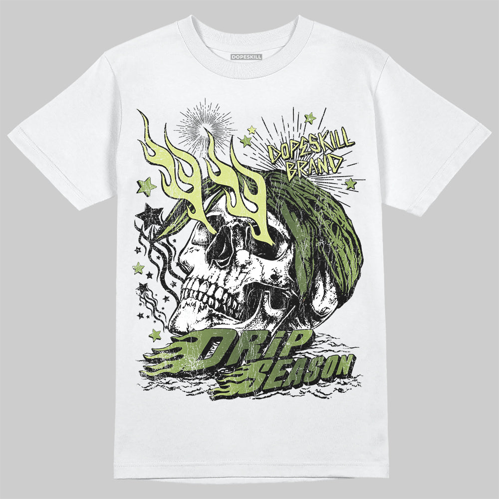 Foamposite Pro 'Pine Green' DopeSkill T-Shirt Drip Season Graphic Streetwear - White