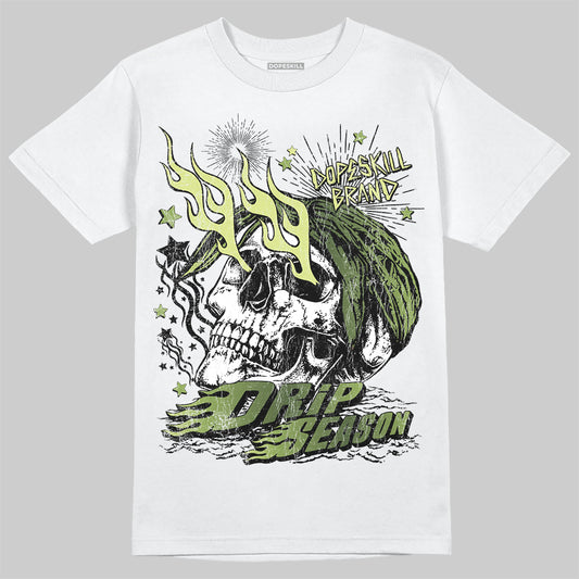 Foamposite Pro 'Pine Green' DopeSkill T-Shirt Drip Season Graphic Streetwear - White
