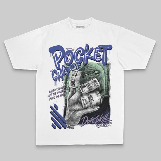 Jordan 1 Retro Low OG Zion Williamson Voodoo Alternate DopeSkill Premium T-Shirt Pocket Change Graphic Streetwear - White 
