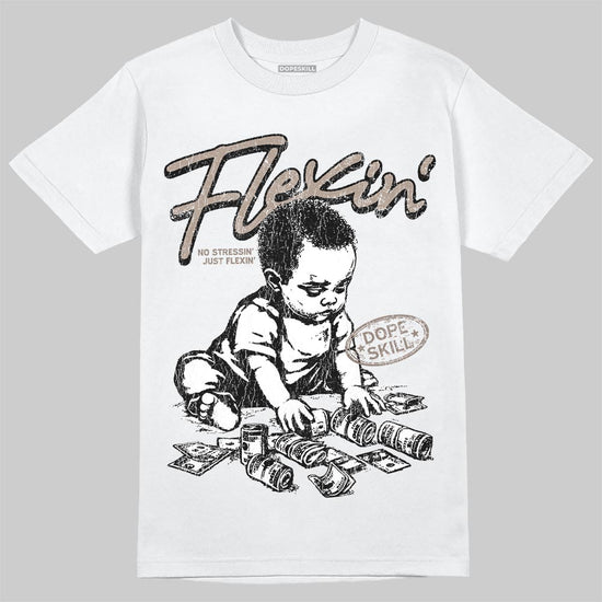 New Balance 204L Mushroom DopeSkill T-Shirt Flexin' Graphic Streetwear - White